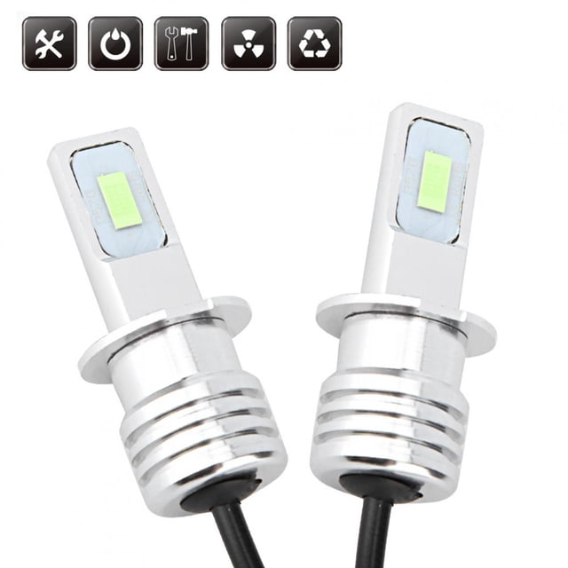 Fog Light Bulb, 2pcs/set High Brightness Ice Blue Fog Lamp Universal For DC 12V-24V Car