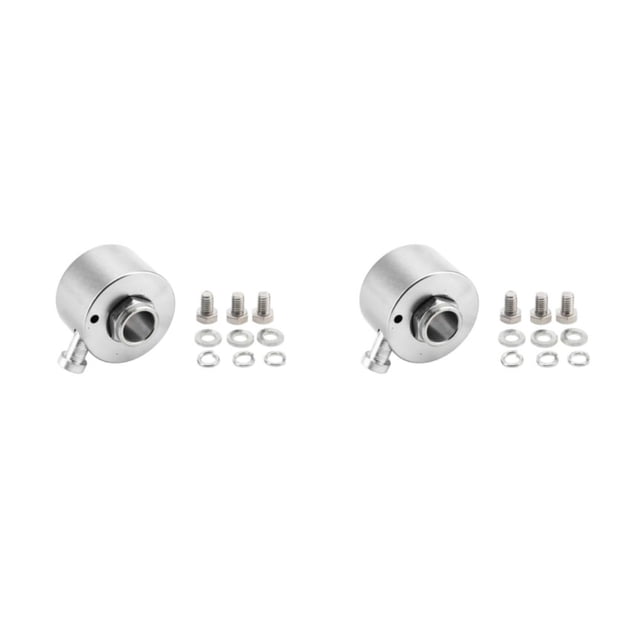 relayinert Sturdy And Durable Quick Release Hub For Steering Wheel With Button silver 56*46*35mm 2Set