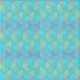thumbnail image 1 of Ahgly Company Tapis d'Intérieur Lavable à la Machine, Carré, Transitionnel, Bleu Ara Bleu Vert, Tapis de Zone, 6 Pieds Carré, 1 of 7