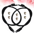 thumbnail image 1 of Minkissy 18Pcs Black Kayak Fittings Bungee Cord Elastic Fixed Buckle Set for Boat Use with Screws Nuts, 1 of 8