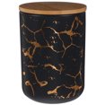 thumbnail image 1 of EeaseCA Tea Storage Jar Ceramic Candy Tea Container Sealed Simple Shaped Tea Holder with Lid, 1 of 7
