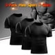 thumbnail image 1 of Paquete de 3 camisetas deportivas para hombre, secado rápido, gimnasio, entrenamiento, fitness, cami Abanopi Camisa deportiva para hombre, 1 of 7