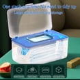 thumbnail image 4 of Mask Storage Box With Lid, Transparent Mask Storage Case, Openable Mask Storage Box Organizer, Multifunctional Mask Dispenser For Home, Office, Car, Schools, 4 of 5