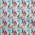 thumbnail image 1 of oneOone Velvet Red Fabric Yacht Dress Material Fabric Print Fabric By The Yard 58 Inch Wide-XL, 1 of 7