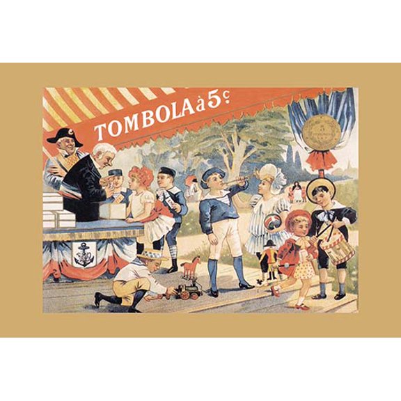Tombola Museum quality giclee print canvas wrap(20" x 30")