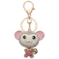 thumbnail image 1 of Miangastore Small Monkey Keychains Decorative Key Rings Cartoon Monkey Keychains Metal Keychain Decors, 1 of 8