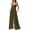 Army Green, variant on Jumpsuits for Women Sleeveless Strap Wide Leg Date Night Rompers Beach Vacation One Piece Summer Outfits