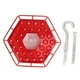 thumbnail image 4 of Herramienta de alimentación de aves, comedero hexagonal para colibríes, comedero horizontal para colibríes, bandeja con soporte para colibríes, máxima comodidad, 4 of 12