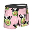 thumbnail image 3 of Junzan Panda Avocado Mens Underwear Boxer Briefs For Men’s - Small, 3 of 9