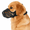 Black, variant on Breathable Basket Dog Muzzle, Adjustable for Biting, Chewing & Scavenging