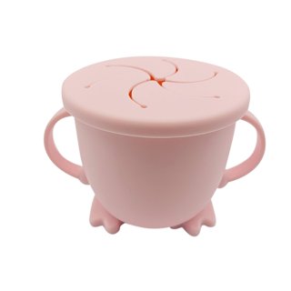 Baby Kid No Spill Bowl Balance Food Snack Bowl Cup Safe Pot Container Travel, Pink