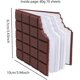 thumbnail image 5 of Chocolate Scented Taste Memo Pad, 80 Sheets Self-Adhesive Reusable Small Notebook, Writing Creative Mini Notebook for School Office..., 5 of 5
