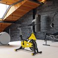 thumbnail image 2 of Soozier Vélo d'Exercice Stationnaire, Vélo de Cyclisme d'Entraînement Cardio Intérieur avec Entraînement par Courroie, Résistance Réglable, Siège, Guidon avec Écran LCD pour Gym à Domicile, 2 of 9