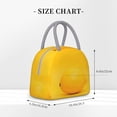 thumbnail image 2 of Fotbe Yellow Lemon Bolsa de Almuerzo con Estampado, Lonchera Aislada, Contenedor de Comida Reutilizable Tipo Cooler a Prueba de Fugas, 2 of 6