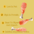 thumbnail image 3 of 7.05oz/14.11oz(200g/400g) Calcium Bone Chicken Leg Natural Ingredients, Natural Dog Treats, Healthy, Easily Digestible, Dog Chews Long Lasting, And High Protein, Low Fat, 3 of 10