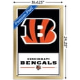 thumbnail image 3 of NFL Cincinnati Bengals - Logo 21 Wall Poster, 14.725" x 22.375", Framed, 3 of 3