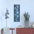 thumbnail image 4 of Luxe Metal Art 'Evening Off White Floral 2'  by Silvia Vassileva Metal Wall Art, 12" x 36", 4 of 9