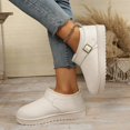 thumbnail image 6 of JUSLIO Womens Slippers, Indoor House Slippers Closed Toe Slide Slip On Fuzzy Plush Flat Sole Non Slip Slippers White, 6 of 9