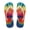 Colorful Tie Dye, variant on Sea Wave Marble Print Flip Flops for Women Beach Casual Comfortable Yoga Mat Thong Sandal with Arch Support Quick Dry Lightweight Fashion Flats Slippers for Walking Vacation