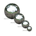 thumbnail image 5 of Stainless Steel Reflective Garden Sphere, 3.15 In, Metal Yard Decor, Patio Decorations Outdoor, Lawn Decorations Outdoor, Polished Hollow Orb, Front Yard, 1 Pc, 5 of 5