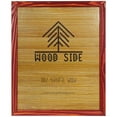 thumbnail image 1 of Rustic Wooden Poster Picture Frame 16x20 In | 41x51 cm - Natural Solid Eco Distressed Wood for Wall Mounting Photo Frame, Red, 1 of 6