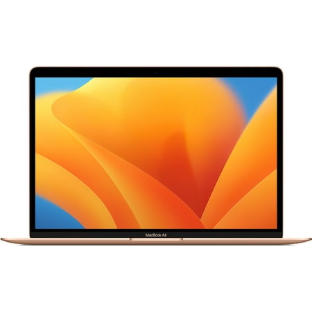 2020 Macbook Air 13" Apple M1 3.2 GHz 8 GB 128 GB ssd Gold, Pre-Owned: Like New, Apple Wireless Mouse and Case