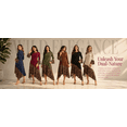 thumbnail image 4 of Mengpipi Women’s Plus Size Dresses Fall Spring Long Sleeve Crew Neck Loose Fit Color Block Leopard Print Asymmetric Hem Casual Maxi Dress 1X-5X, 4 of 9