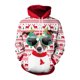 thumbnail image 1 of Sudadera con capucha de Feliz Navidad para hombre, jersey con capucha de Papá Noel, sudadera estampada, sudadera con bolsillo cálido, ropa de calle, chándal Y2K, color verde, 1 of 4