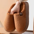 thumbnail image 5 of KANG Winter Slippers Cozy Indoor Thickened Fleece Slippers For Couples Warm Home Comfort Footwear For Cold Weather, 5 of 8