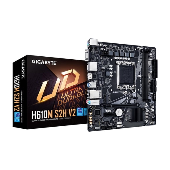 GIGABYTE H610MS2HV2 Micro ATX Motherboard LGA1700DDR5PCIe 4.0USB-CHDMI/DP
