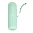thumbnail image 4 of Travel Toothbrush Cup, Multifunctional Portable Toothbrush Container Case  for Bathroom Pink,Green, 4 of 8