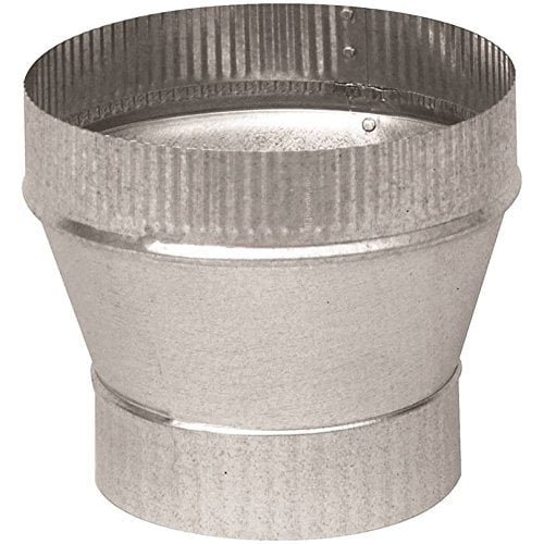 Imperial 6 in. Dia. x 8 in. Dia. Galvanized Steel Stove Pipe Increaser