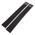 thumbnail image 3 of FRCOLOR Drain Pad Black Non-Slip Bar Mats with Waterproof PVC Protection for Bartop Use 1 Set 2Pcs,23.62"X3.15"X0.39", 3 of 4