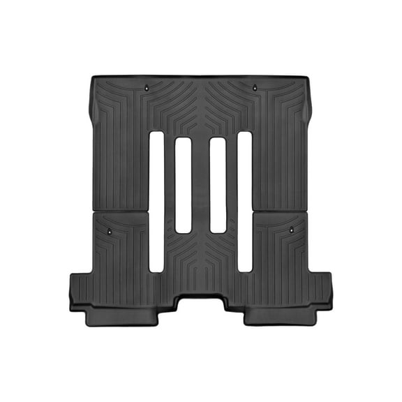 WeatherTech Custom Fit FloorLiners compatible with 2015-2021 Kia Sedona - One piece - 2nd and 3rd row coverage, Black