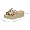 thumbnail image 2 of OUNONA  Casual Design Sandals Women's Shopping Slides Miss, 2 of 8