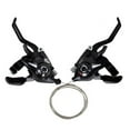thumbnail image 2 of Bike Speed Shifter, Brake Lever Combo Aluminium Durable Accurate Control 21 Speed  For Folding Bike, 2 of 8