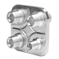 thumbnail image 1 of Universal Replacement Car 4-Port Air Conditioning Bulkhead Hose Fitting with Superior Size, Manufactured with High Reliability, Suitable for Classic, Hot Rod, GM Performance, 1 of 1
