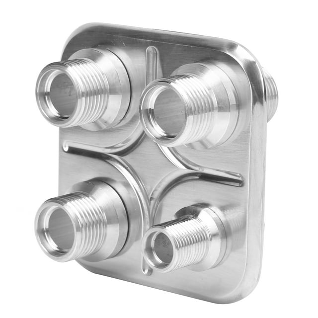 Universal Replacement Car 4-Port Air Conditioning Bulkhead Hose Fitting with Superior Size, Manufactured with High Reliability, Suitable for Classic, Hot Rod, GM Performance
