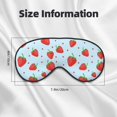 thumbnail image 5 of Naloa Strawberry Print Sleep Mask for Sleeper, Light Blocking Sleeping Eye Mask for Women Men, Eye Shade with Adjustable Strap for Travel, Nap,Meditation, 5 of 7