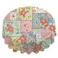 thumbnail image 2 of Pioneer Flower Floral Print Pattern Round Tablecloth 60 X 60 Inch, Wrinkle Resistant Wipeable Table Cloth for Kitchen Dining Picnic Patio Party, 2 of 6