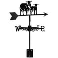 thumbnail image 3 of Miangastore Wind Direction Indicator for Garden Patio Yard Ornament Roof Mount Weather Vane Wind Direction Tool, 3 of 9