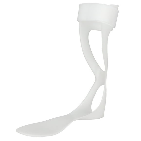 Corrector de pie caído, órtesis de tobillo y pie, enderezadora, férula de soporte AFO, ultrafina, recortable para terapia, talla L para mayores de 42 CHN, pie derecho