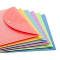 thumbnail image 6 of U Brands Single Pocket Poly Document Holders, 6 Count, Snap Closure, Multi-Color, 8.5 x 11 in., 6 of 8