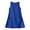 Blue, variant on Casual A-Line Dress for Women Summer Sleeveless Shift Dress with Cold Shoulder,Racerback,and Breathable Cotton for Daily Summer Wear
