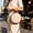 Coffee, variant on Natural Woven Round Handbag Crossbody - Forest Style Textured Straw Purse For Women Casual Boho Shoulder Bag Summer