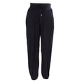 thumbnail image 4 of Pantalones de yoga para mujer, de nailon, transpirables, con cordón ajustable, para correr, ciclismo, color negro, talla M, 4 of 14