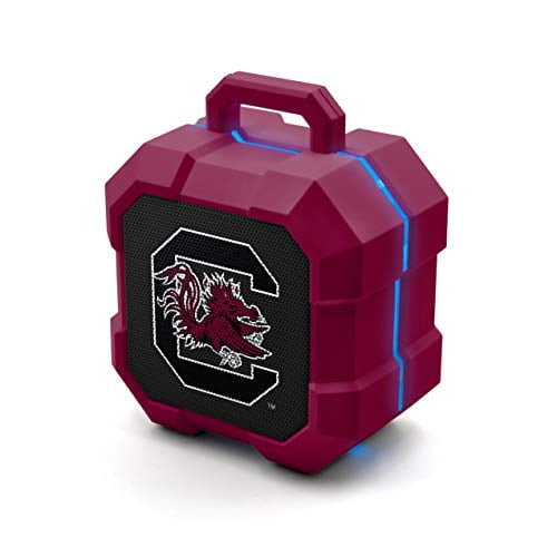 SOAR NCAA Shockbox Altavoz Bluetooth inalámbrico LED, Carolina del Sur Gamecocks