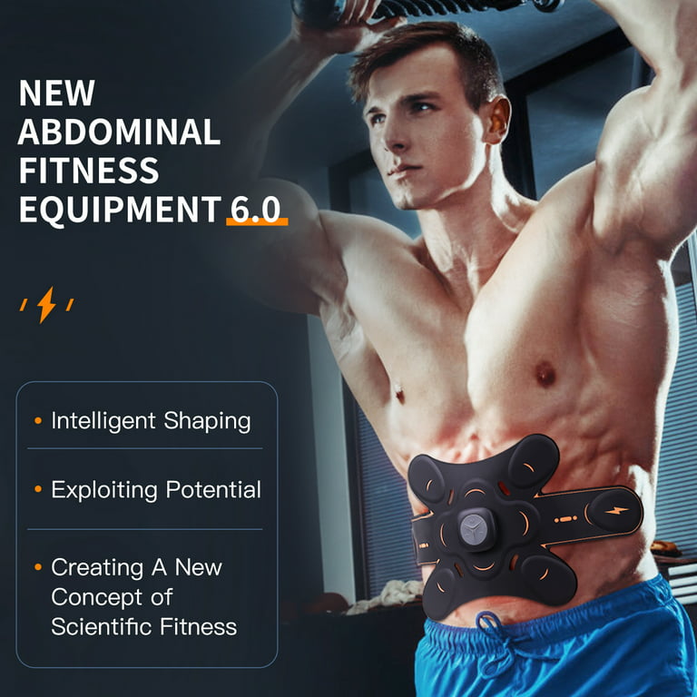 Upgrade Fitness Abs Stimulator, Ab Machine Ab Workout Equipment With Remote  Control, Portable Ab Stimulator Abdominal Toning Belt at Home Office