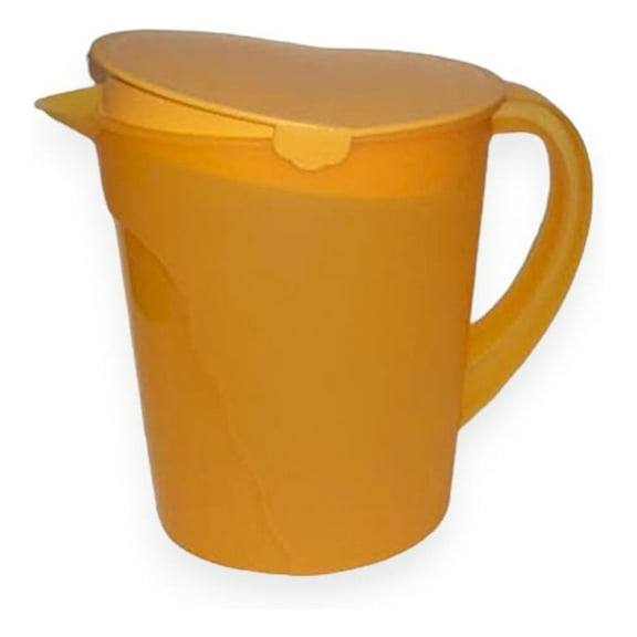 Impressions 1 Gallon Pitcher - Goldenberry Yellow-Orange - BPA Free, Dishwasher Safe, Rocker Top, Easy Pour Spout, Durable Handle