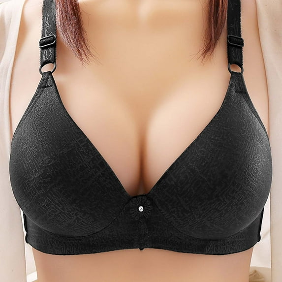 asdoklhq Sports Bras for Women,Woman's Comfortable Plus Size Breathable Bra Underwear No Rims